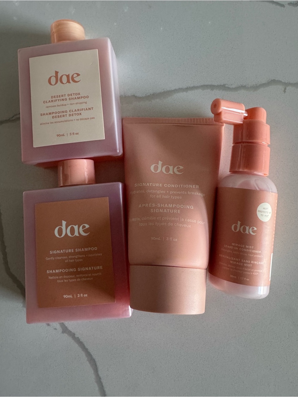 Dae Signature Detox, Shampoo, Conditioner, & Leave-In Set - NEW
